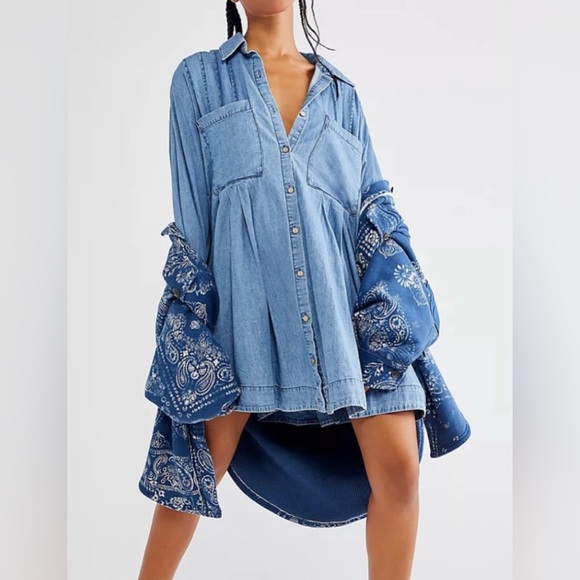 Free People The Denim Voyager - Picture 1 of 8